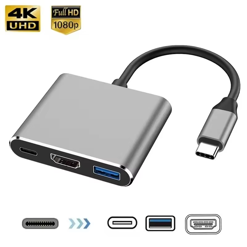 Docking Station Usb C - Estação de Conexão USB PD HDMI