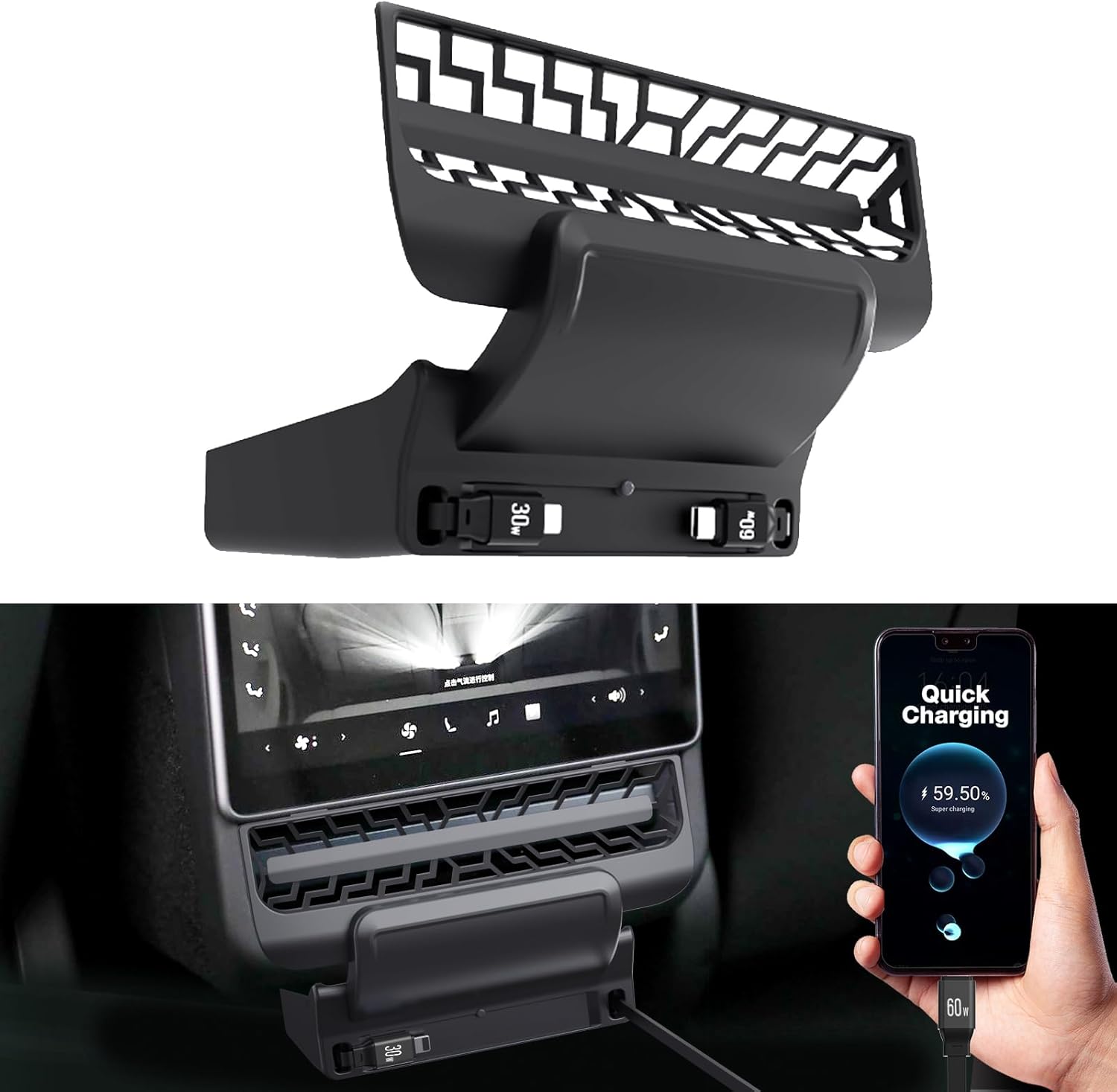 Docking Station Usb C - Estação de Carregamento Inteligente para Tesla