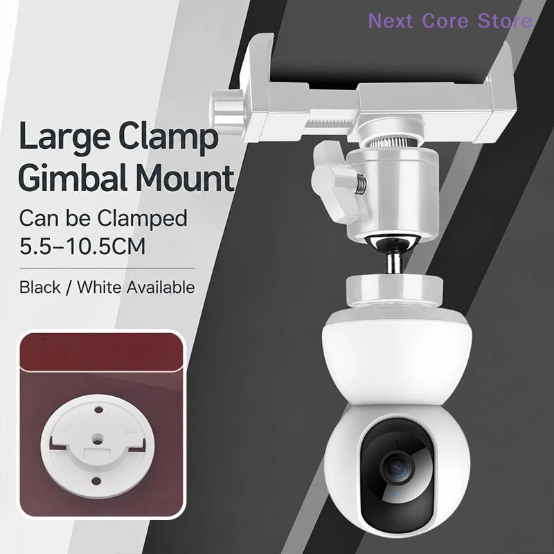 Webcam Stand Clip - [NC]1Conjunto 360 ° Suporte giratório para