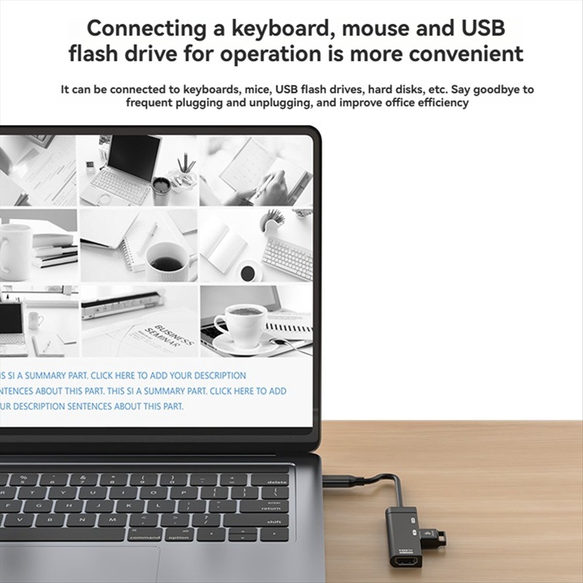 Docking Station Usb C - Estação de Docking DT77 Tipo-C HUB,