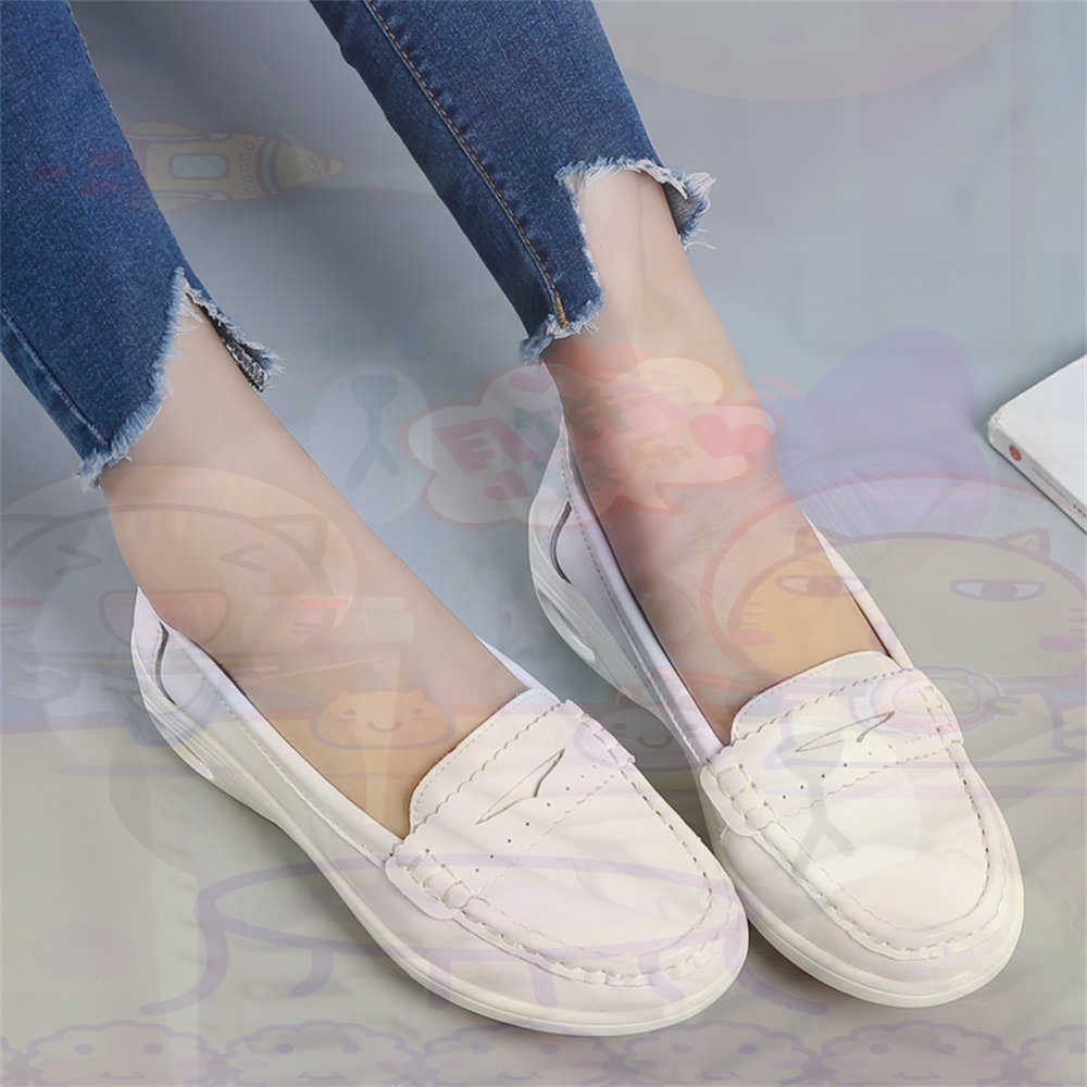 Tech Office Names - Macio deslizamento-em das mulheres sapatos de