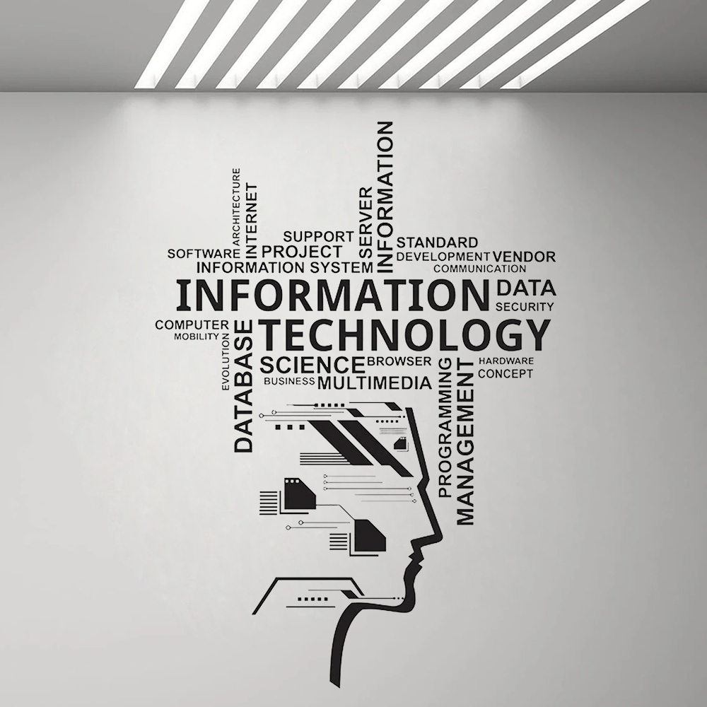 Information Technology Officer - Adesivo de Parede de Vinil de