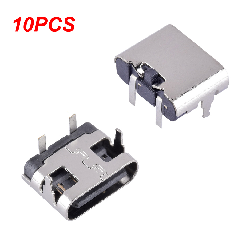 Docking Station Usb C - 10 Peças Conector Fêmea USB 3.1