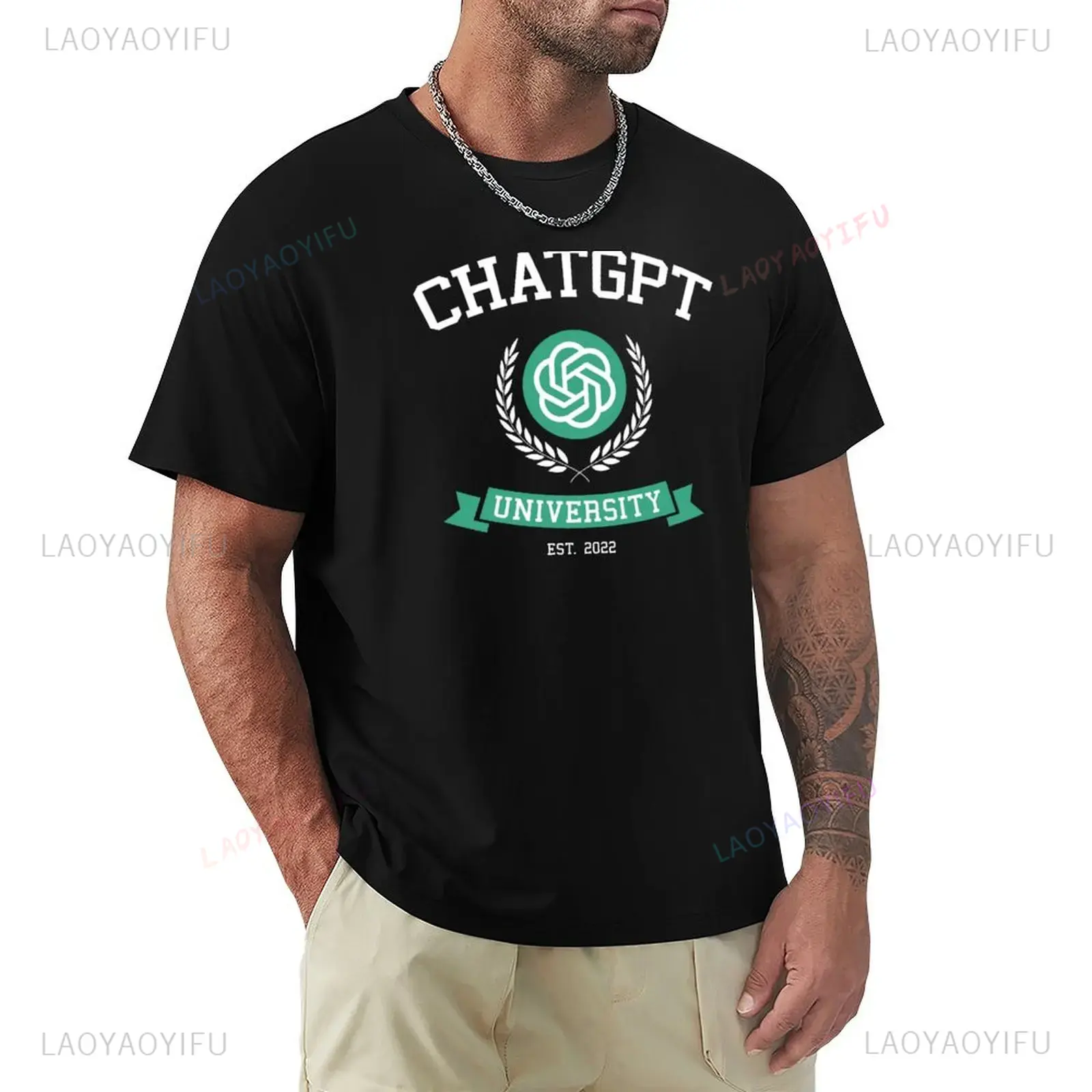 Office Tech Gifts - Camiseta Unissex Engraçada Inspirada no ChatGPT,