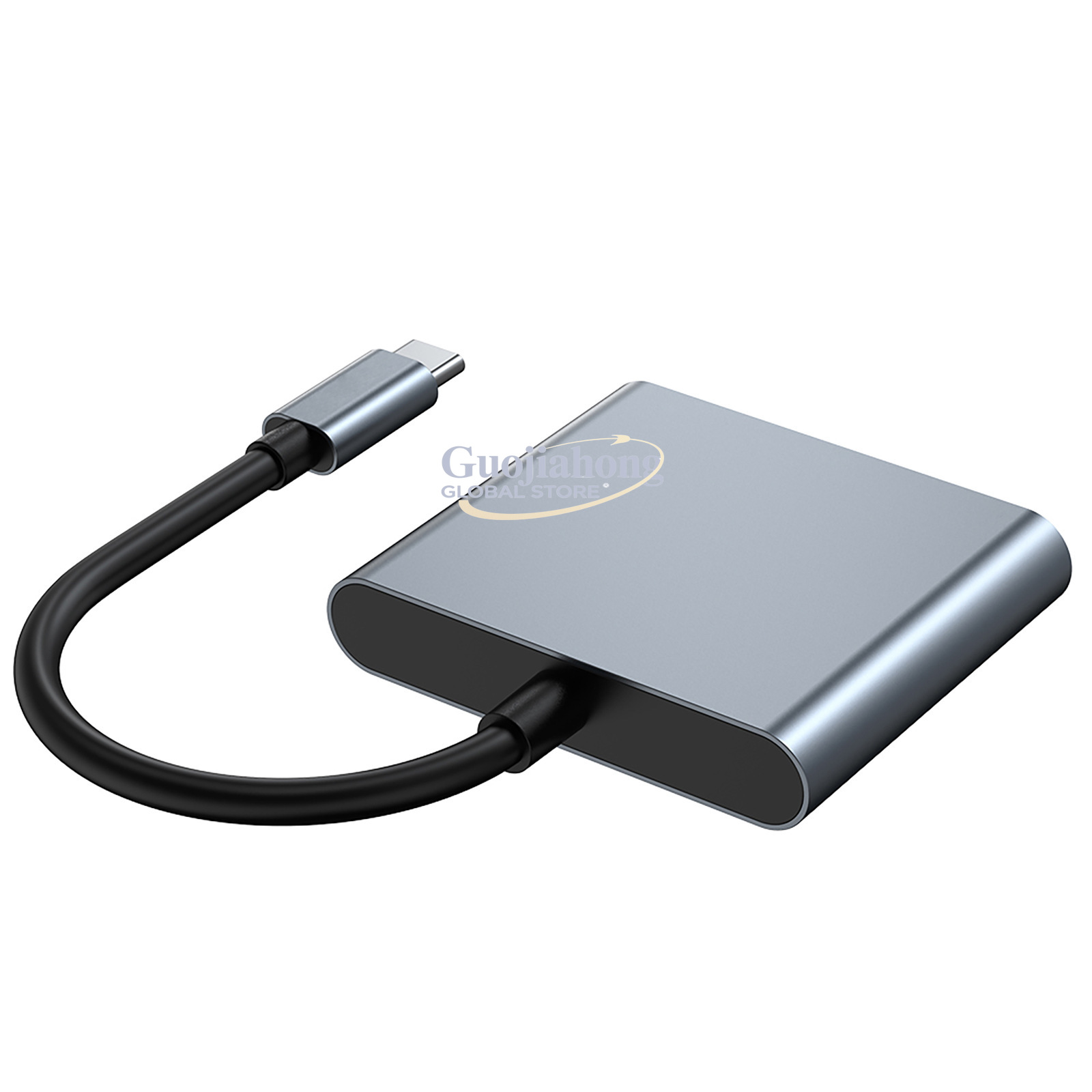 Docking Station Usb C - Hub USB-C Transfronteiriço 3 em 1