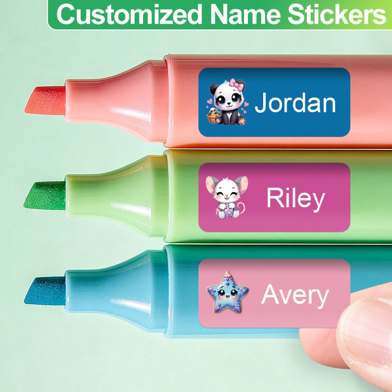 Tech Office Names - Adesivos Personalizados com Nome - Adesivos