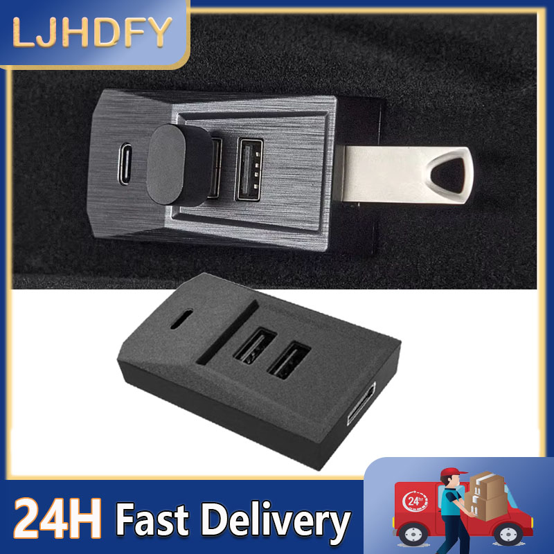 Docking Station Usb C - Estação encaixe para porta-luvas carro, doca