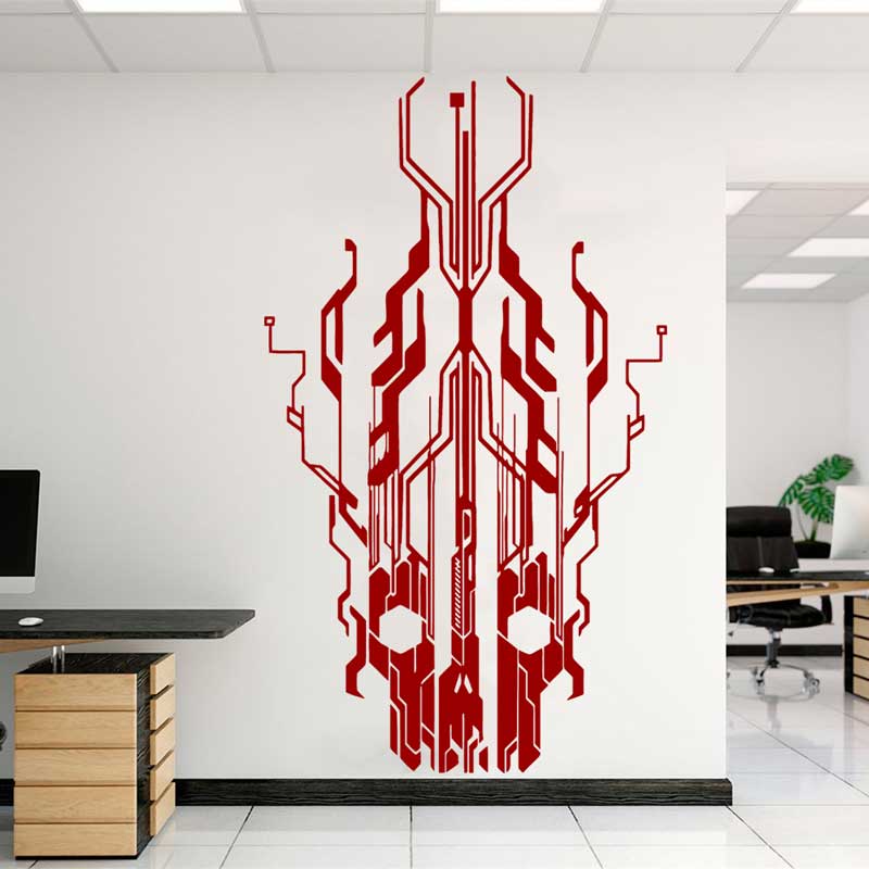 Chip circuito tecnologia crâni - Office Tech Gifts avaliação e preço