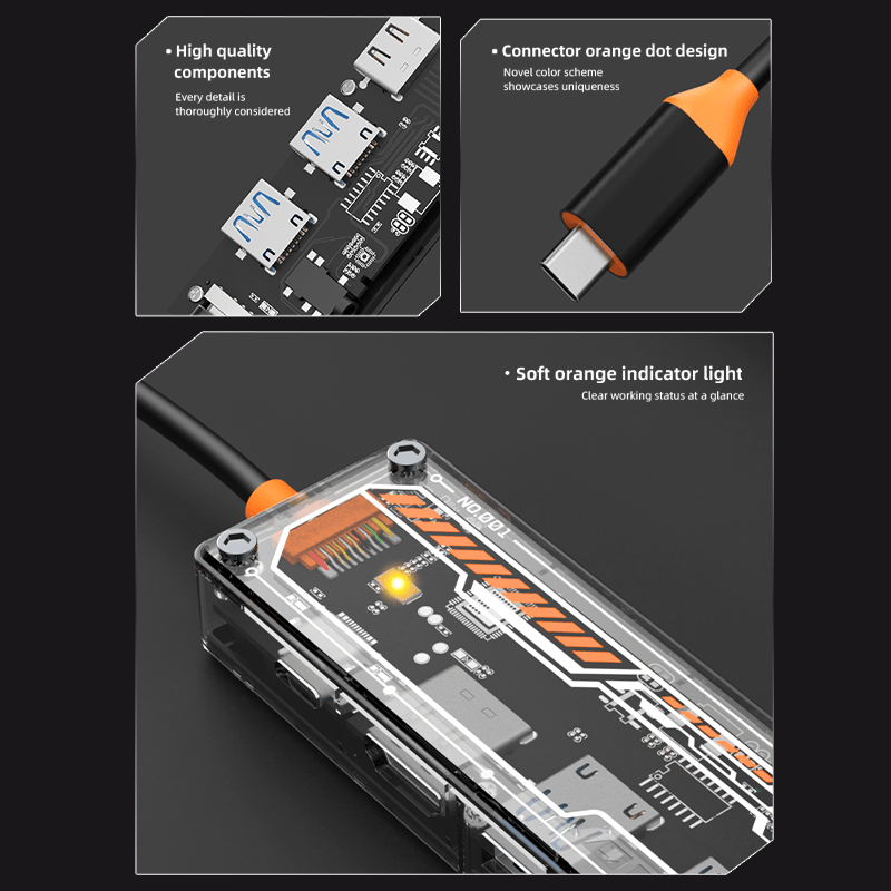 Hub USB-C 6 em 1 para MacBook  - Docking Station Usb C avaliação e preço