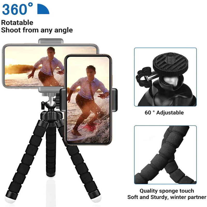 Mini Tripé Universal Octopus c - Webcam Stand Clip avaliação e preço