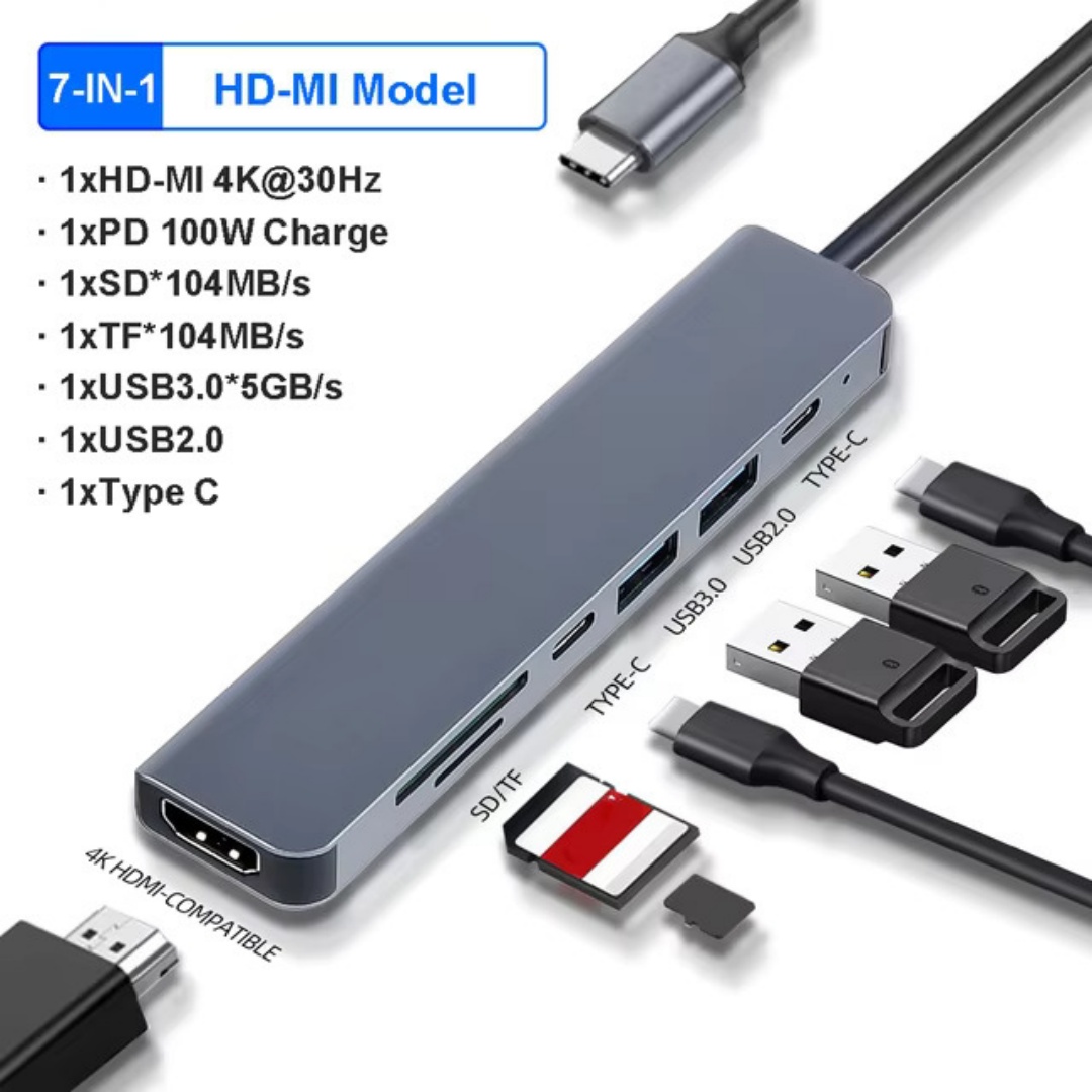 4/7/8/11in1 docking hub 4k usb - Docking Station Usb C avaliação e preço