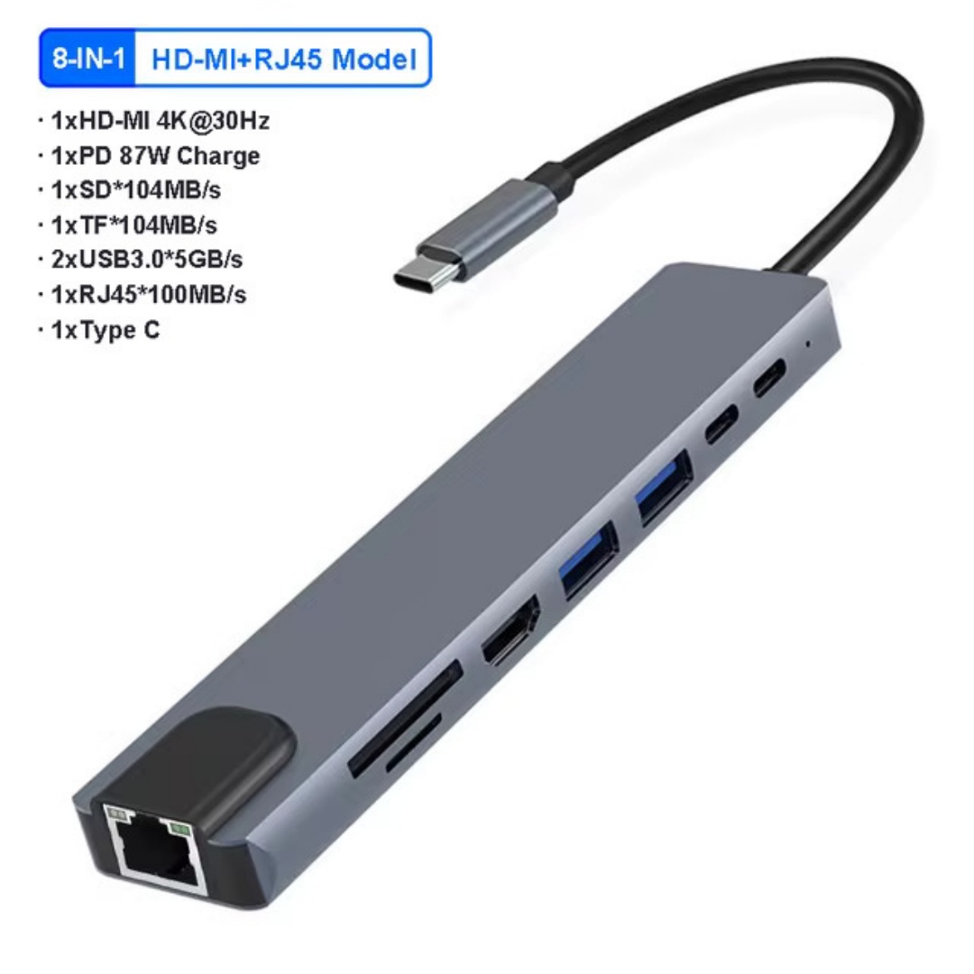 4/7/8/11in1 docking hub 4k usb - Docking Station Usb C avaliação e preço