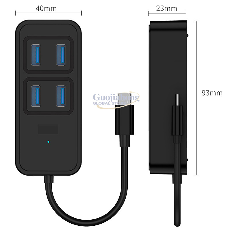 Hub USB 3.0 transfronteiriço,  - Docking Station Usb C avaliação e preço