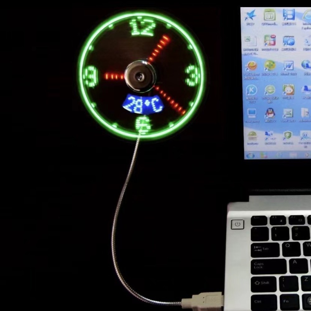 Ventilador de Mesa USB LED Per - Office Tech Gifts avaliação e preço