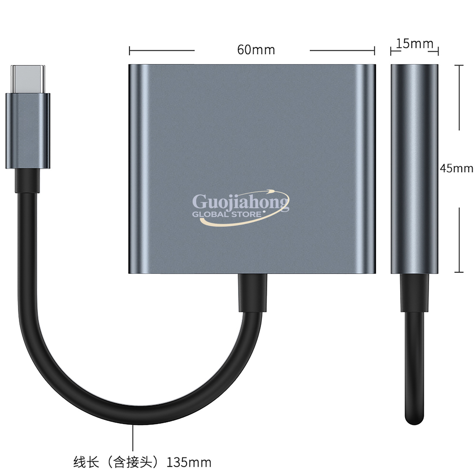Hub USB-C Transfronteiriço 3 e - Docking Station Usb C avaliação e preço
